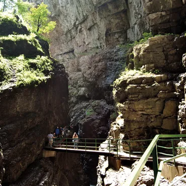 Die Breitachklamm Das Ausflugsziel Breitachklamm im Sommer